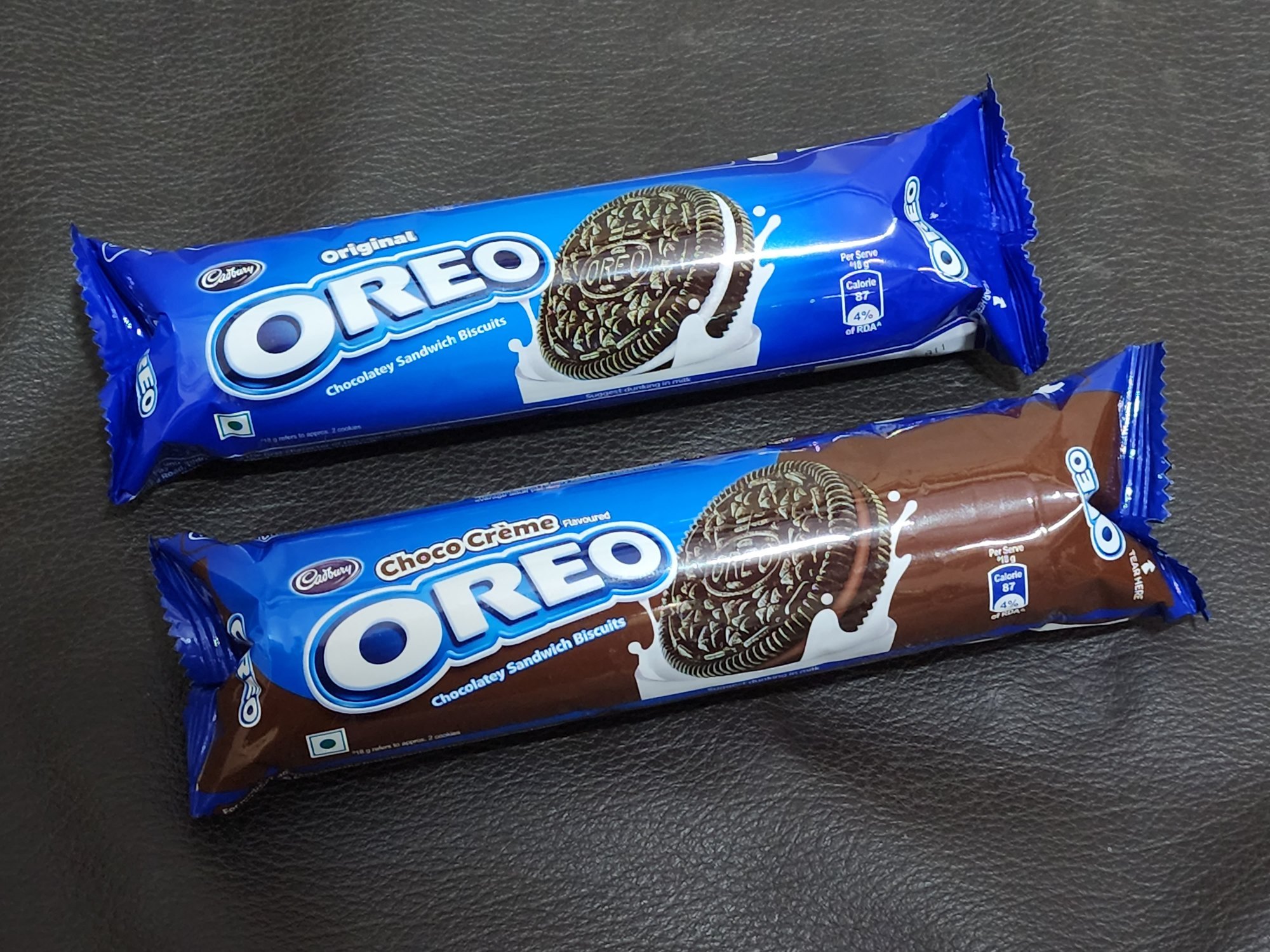 Oreo chocolatey sandwich biscuits