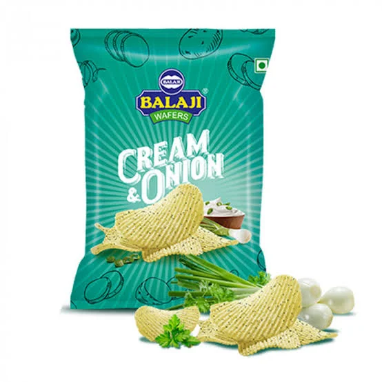 Balaji Crunchem Cream & Onion Wafers